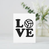 Carte Postale Amour volleyball (Debout devant)