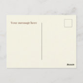 Carte Postale Amoureux de bagel amusant ajouter du texte (Dos)