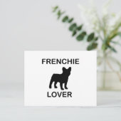 Carte Postale amoureux de frenchie (Debout devant)