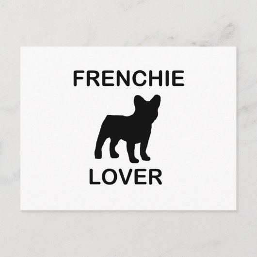 Carte Postale amoureux de frenchie (Devant)