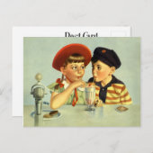 Carte Postale Amoureux de l'enfance (Devant / Derrière)