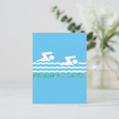 Carte Postale Amoureux de natation (Debout devant)