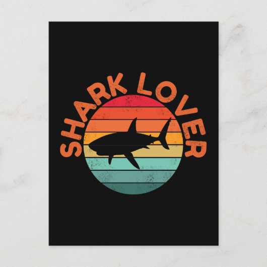 CARTE POSTALE AMOUREUX DE REQUIN (Devant)
