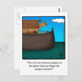 Carte postale Amoureux des animaux Humour "Spectic (Devant / Derrière)