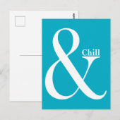 Carte Postale Ampersand Chill (Devant / Derrière)