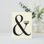 Carte Postale Ampersand Chill (Debout devant)