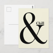 Carte Postale Ampersand Chill (Devant / Derrière)