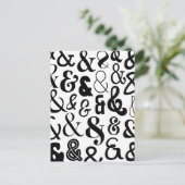 Carte Postale Ampersands (Debout devant)