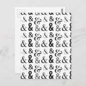 Carte Postale ampersane (Devant / Derrière)