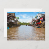 Carte Postale Amphawa, Thaïlande (Devant / Derrière)