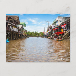Carte Postale Amphawa, Thaïlande