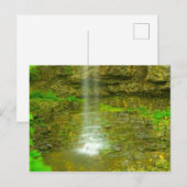 Carte Postale Amphitheater Falls, John Bryan State Park, Ohio (Devant / Derrière)