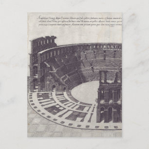Carte Postale Amphithéâtre de Vérone sur la Piazza Bra