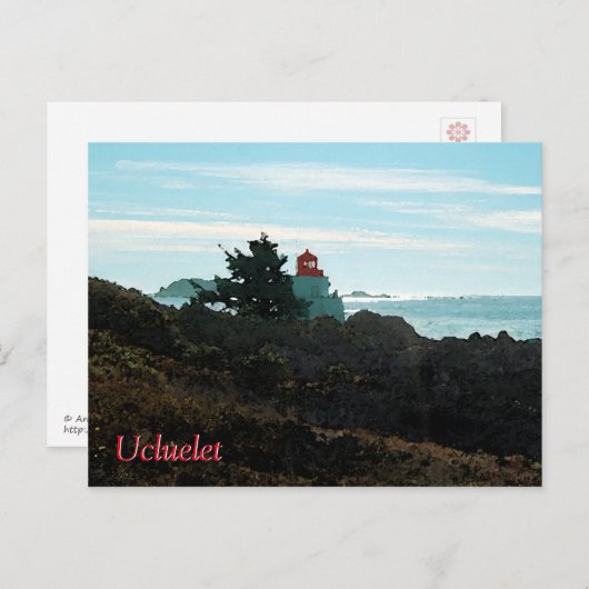 Carte postale Amphitrate Lighthouse - Ucluelet (Devant / Derrière)