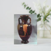 Carte Postale Amphora à silhouette rouge (Debout devant)