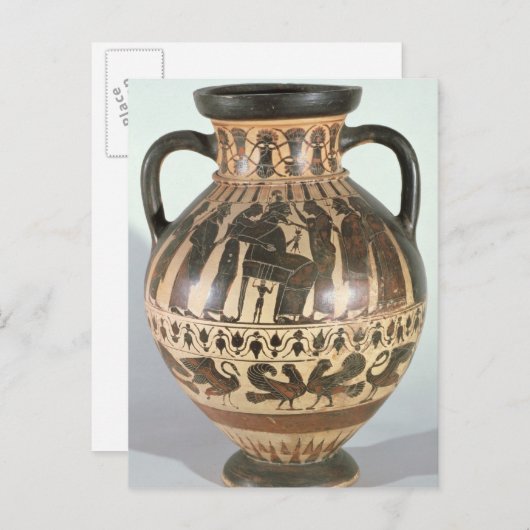 Carte Postale Amphora corinthien (Devant / Derrière)
