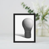 Carte Postale Ampoule en béton (Debout devant)