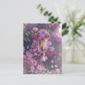 Carte Postale Ampoule en fleurs, Croisement (Debout devant)