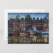 Carte Postale Amsterdam (Devant / Derrière)