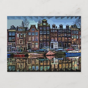 Carte Postale Amsterdam