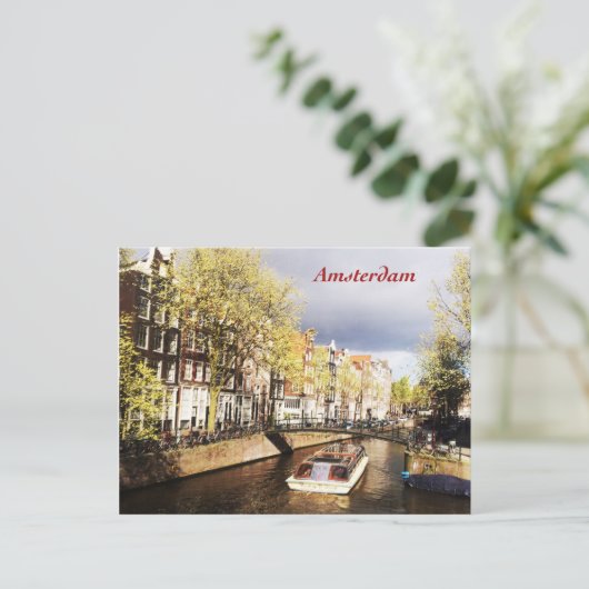 Carte postale Amsterdam (Debout devant)