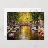 CARTE POSTALE AMSTERDAM (Devant / Derrière)