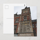 Carte Postale Amsterdam (Devant / Derrière)