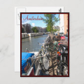 Carte postale Amsterdam (Devant / Derrière)