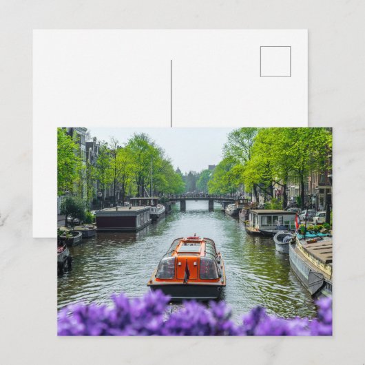 Carte Postale Amsterdam (Devant / Derrière)