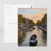 Carte Postale Amsterdam (Devant / Derrière)