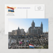 Carte postale Amsterdam (Devant / Derrière)
