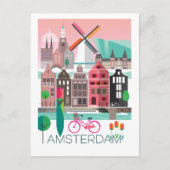 Carte postale Amsterdam (Devant)