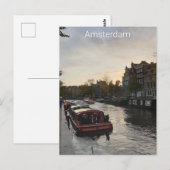 Carte Postale Amsterdam (Devant / Derrière)