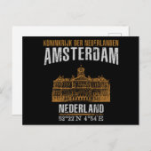 Carte Postale Amsterdam (Devant / Derrière)