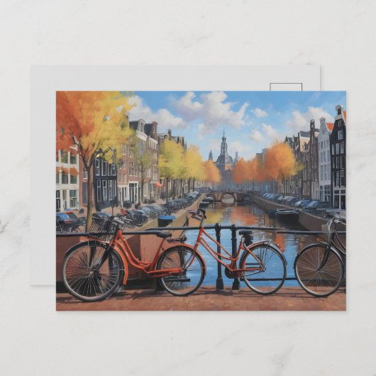 Carte Postale Amsterdam (Devant / Derrière)