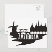 Carte Postale Amsterdam (Devant / Derrière)