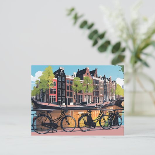 Carte Postale Amsterdam (Debout devant)