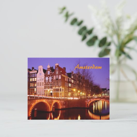Carte postale Amsterdam (Debout devant)