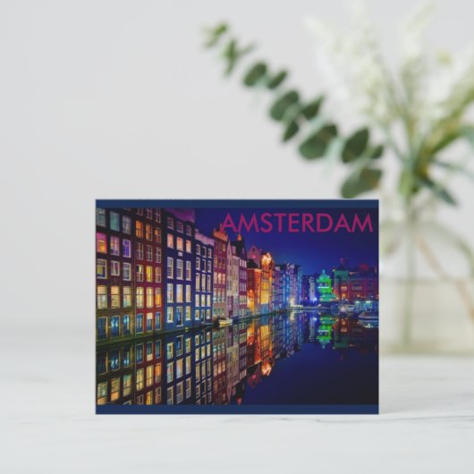 CARTE POSTALE AMSTERDAM (Debout devant)