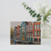 CARTE POSTALE AMSTERDAM (Debout devant)