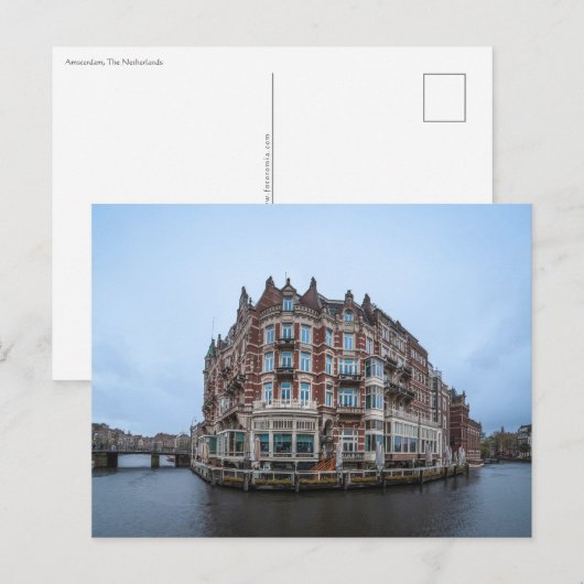 Carte Postale Amsterdam (Devant / Derrière)