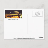 Carte postale Amsterdam 3 Tall Boxes (Dos)