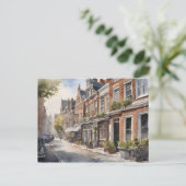 Carte Postale Amsterdam aquarelle (Debout devant)