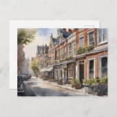 Carte Postale Amsterdam aquarelle (Devant / Derrière)