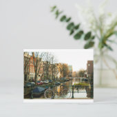 Carte Postale Amsterdam Bicyclette (Debout devant)