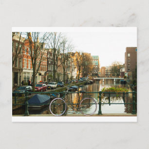 Carte Postale Amsterdam Bicyclette