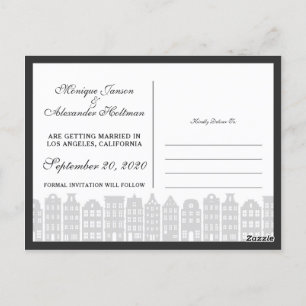 Carte Postale Amsterdam Canal Maisons Hollandaise Enregistrer La