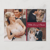 Carte Postale Amsterdam Canal Maisons Merci Photos Collage (Devant)