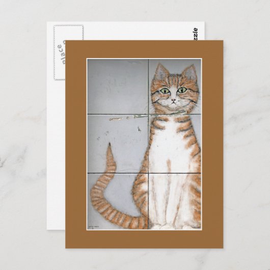 Carte postale Amsterdam Cat (Devant / Derrière)