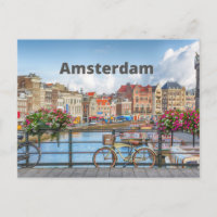 Amsterdam City View - Bâtiments anciens, Rivière, 